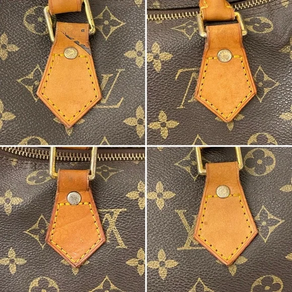 Classic "Speedy 30" Style Top-Handle Satchel - Picture 6 of 11